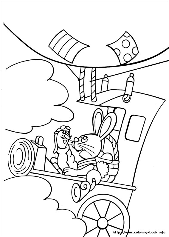 Peter Cottontail coloring picture